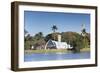 Church of St. Francis of Assisi, Pampulha Lake, Pampulha, Belo Horizonte, Minas Gerais, Brazil-Ian Trower-Framed Photographic Print