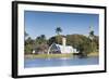 Church of St. Francis of Assisi, Pampulha Lake, Pampulha, Belo Horizonte, Minas Gerais, Brazil-Ian Trower-Framed Photographic Print