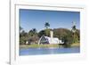 Church of St. Francis of Assisi, Pampulha Lake, Pampulha, Belo Horizonte, Minas Gerais, Brazil-Ian Trower-Framed Photographic Print