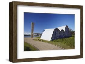 Church of St. Francis of Assisi, Pampulha Lake, Pampulha, Belo Horizonte, Minas Gerais, Brazil-Ian Trower-Framed Photographic Print