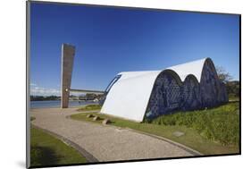 Church of St. Francis of Assisi, Pampulha Lake, Pampulha, Belo Horizonte, Minas Gerais, Brazil-Ian Trower-Mounted Photographic Print