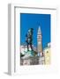 Church of St. George and Giuseppe Tartini Statue, Tartinijev Trg (Tartini Square), Old Town-Alan Copson-Framed Photographic Print