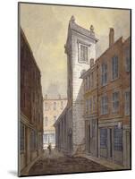 Church of St George Botolph Lane from George Lane, City of London, C1813-William Pearson-Mounted Giclee Print