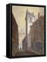 Church of St George Botolph Lane from George Lane, City of London, C1813-William Pearson-Framed Stretched Canvas