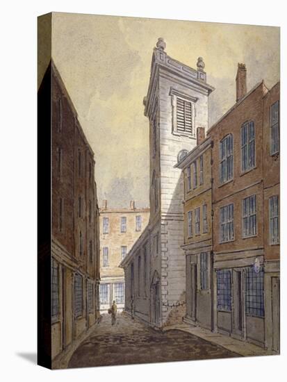 Church of St George Botolph Lane from George Lane, City of London, C1813-William Pearson-Stretched Canvas