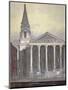 Church of St George, Hart Street, Bloomsbury, London, C1815-William Pearson-Mounted Giclee Print