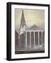 Church of St George, Hart Street, Bloomsbury, London, C1815-William Pearson-Framed Giclee Print