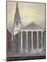 Church of St George, Hart Street, Bloomsbury, London, C1815-William Pearson-Mounted Giclee Print