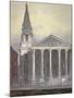 Church of St George, Hart Street, Bloomsbury, London, C1815-William Pearson-Mounted Giclee Print