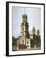 Church of St George in the East, Stepney, London, 1811-John Coney-Framed Giclee Print