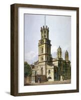 Church of St George in the East, Stepney, London, 1811-John Coney-Framed Giclee Print