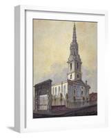 Church of St Giles in the Fields, Holborn, London, C1815-William Pearson-Framed Giclee Print