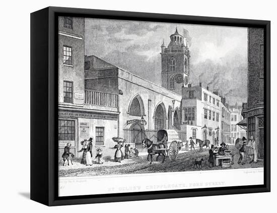 Church of St Giles-Thomas Hosmer Shepherd-Framed Stretched Canvas