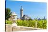 Church of St. James with Vineyard at Front, Kutna Hora, Czech Republic-phbcz-Stretched Canvas