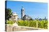 Church of St. James with Vineyard at Front, Kutna Hora, Czech Republic-phbcz-Stretched Canvas