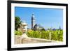 Church of St. James with Vineyard at Front, Kutna Hora, Czech Republic-phbcz-Framed Photographic Print