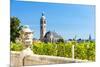 Church of St. James with Vineyard at Front, Kutna Hora, Czech Republic-phbcz-Mounted Photographic Print