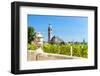 Church of St. James with Vineyard at Front, Kutna Hora, Czech Republic-phbcz-Framed Photographic Print