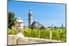 Church of St. James with Vineyard at Front, Kutna Hora, Czech Republic-phbcz-Mounted Photographic Print