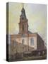 Church of St John-At-Wapping, London, C1815-William Pearson-Stretched Canvas