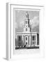 Church of St John the Baptist, Hoxton, London, 1827-W Bond-Framed Giclee Print