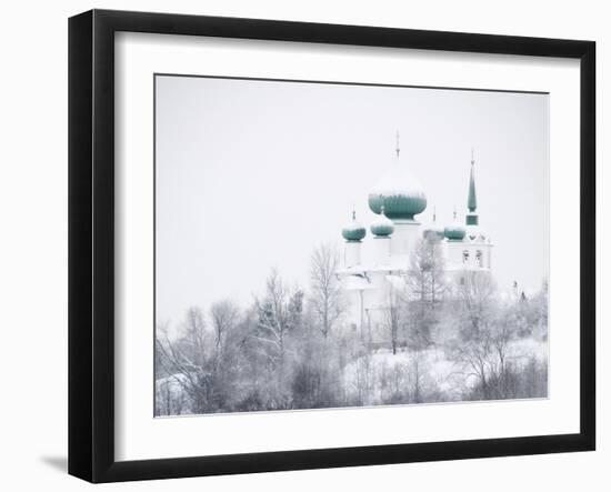 Church of St. John the Baptist in Winter, Staraya Ladoga, Leningrad Region, Russia-Nadia Isakova-Framed Photographic Print