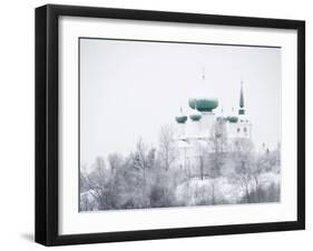 Church of St. John the Baptist in Winter, Staraya Ladoga, Leningrad Region, Russia-Nadia Isakova-Framed Photographic Print