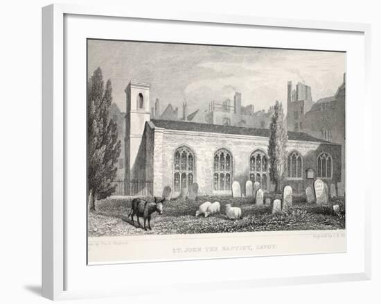 Church of St John the Baptist-Thomas Hosmer Shepherd-Framed Giclee Print