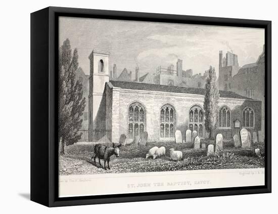 Church of St John the Baptist-Thomas Hosmer Shepherd-Framed Stretched Canvas