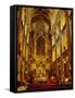 Church of St.Kames, Nave, Prague, Czech Republic, Europe-Upperhall Ltd-Framed Stretched Canvas