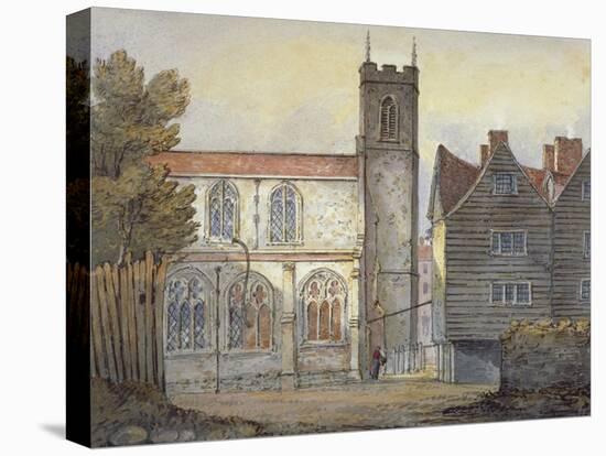 Church of St Katherine by the Tower, Stepney, London, 1815-William Pearson-Stretched Canvas