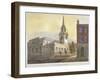 Church of St Lawrence Jewry from Guildhall Yard, City of London, 1810-William Pearson-Framed Giclee Print