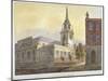 Church of St Lawrence Jewry from Guildhall Yard, City of London, 1810-William Pearson-Mounted Giclee Print