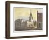 Church of St Lawrence Jewry from Guildhall Yard, City of London, 1810-William Pearson-Framed Giclee Print