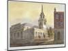 Church of St Lawrence Jewry from Guildhall Yard, City of London, 1810-William Pearson-Mounted Giclee Print