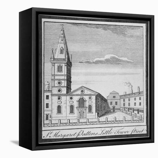 Church of St Margaret Pattens, Little Tower Street, City of London, 1750-null-Framed Stretched Canvas