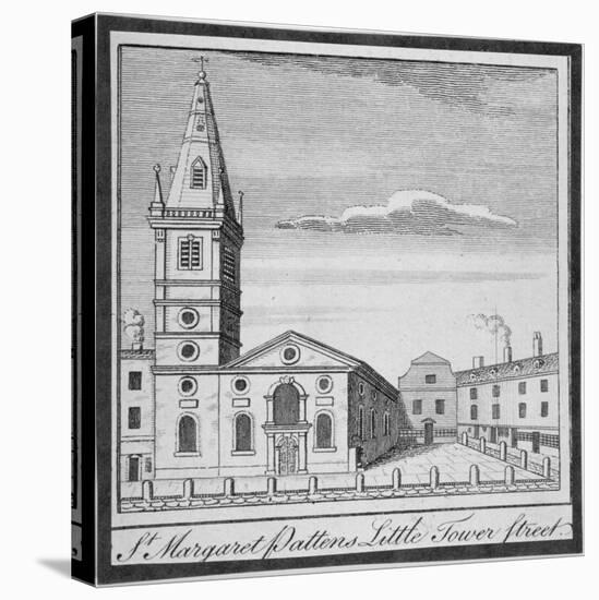 Church of St Margaret Pattens, Little Tower Street, City of London, 1750-null-Stretched Canvas