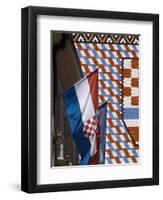 Church of St. Mark, Zagreb, Croatia, Europe-Lawrence Graham-Framed Photographic Print