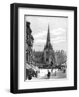 Church of St Martin in the Bull Ring, Birmingham, West Midlands, 1887-null-Framed Premium Giclee Print