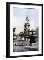 Church of St Martin-In-The-Fields, Trafalgar Square, London, C1930S-Herbert Felton-Framed Giclee Print