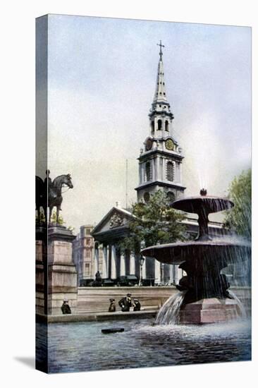 Church of St Martin-In-The-Fields, Trafalgar Square, London, C1930S-Herbert Felton-Stretched Canvas