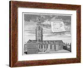 Church of St Martin-In-The-Fields, Westminster, London, C1720-George Vertue-Framed Giclee Print