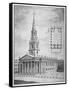 Church of St Martin-In-The-Fields, Westminster, London, C1730-null-Framed Stretched Canvas