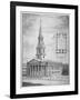 Church of St Martin-In-The-Fields, Westminster, London, C1730-null-Framed Giclee Print