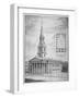 Church of St Martin-In-The-Fields, Westminster, London, C1730-null-Framed Giclee Print