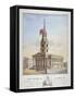 Church of St Martin-In-The-Fields, Westminster, London, C1825-David Laing-Framed Stretched Canvas