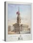 Church of St Martin-In-The-Fields, Westminster, London, C1825-David Laing-Stretched Canvas