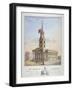 Church of St Martin-In-The-Fields, Westminster, London, C1825-David Laing-Framed Giclee Print