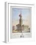 Church of St Martin-In-The-Fields, Westminster, London, C1825-David Laing-Framed Giclee Print