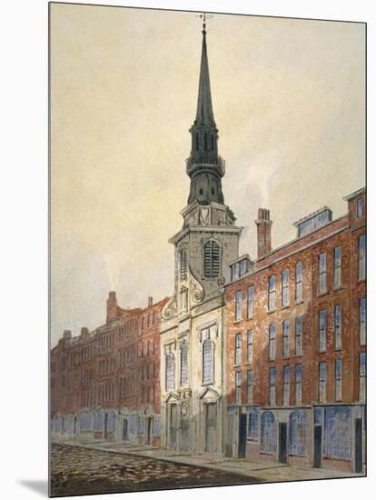 Church of St Martin Within Ludgate and Ludgate Hill, City of London, 1815-William Pearson-Mounted Giclee Print